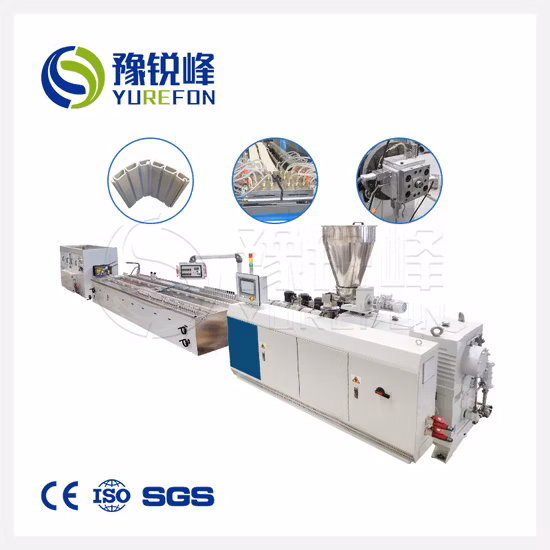 PE PVC WPC bois profil en plastique plancher fenêtre porte cadre platelage carrelage perle profil faisant Extrusion extrudeuse Machine